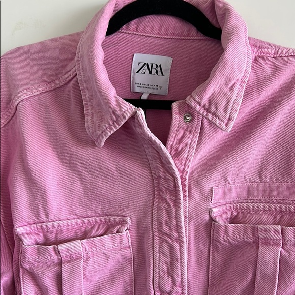 Zara Pink Women's Shacket - Picture 2 of 2